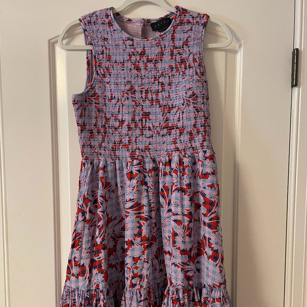 Hatch Collection Ana Maternity Dress Lilac Floral - Size 2